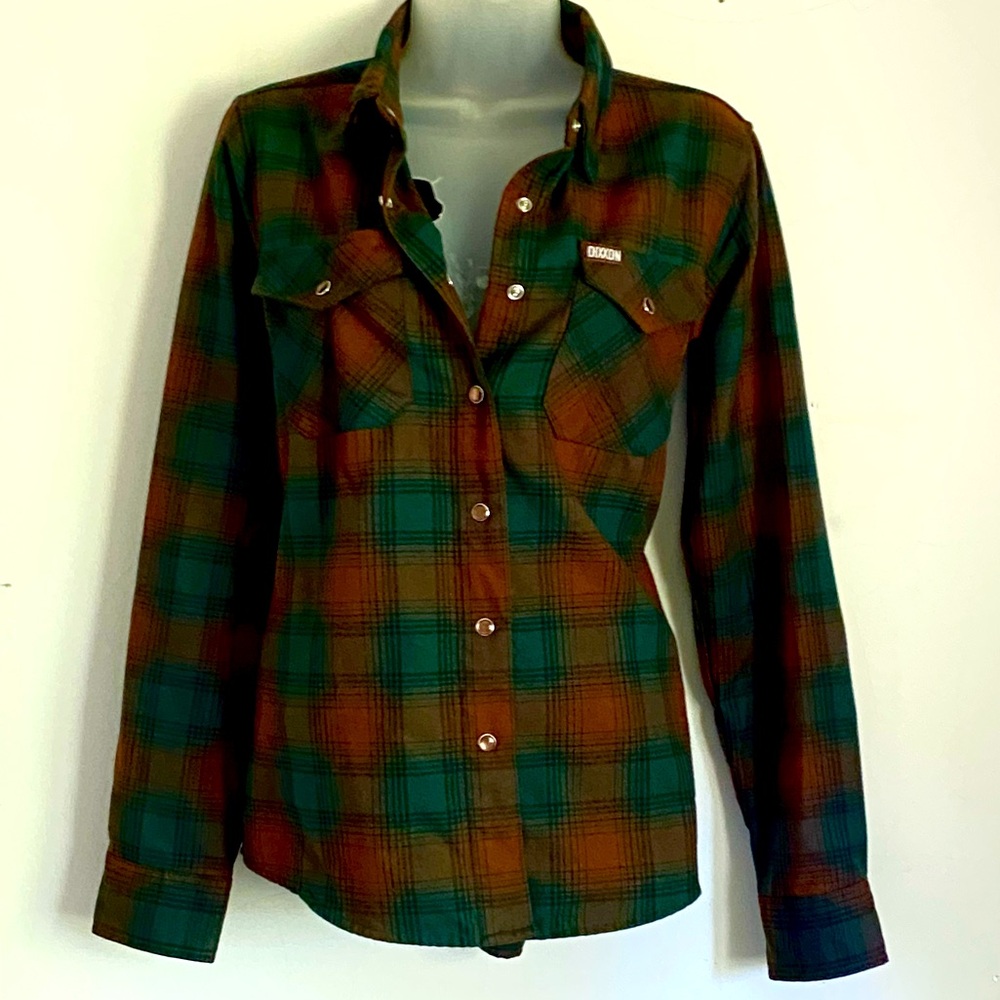 NWOT (Orig.$49) DIXXON "Widowmaker" Flannel Shirt w/Pearl Snaps - Picture 3 of 10
